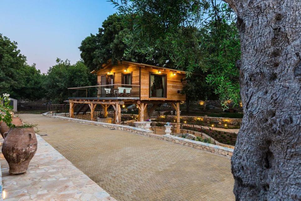 Stolidi Mou Treehouse Villa Atsipopoulo ภายนอก รูปภาพ