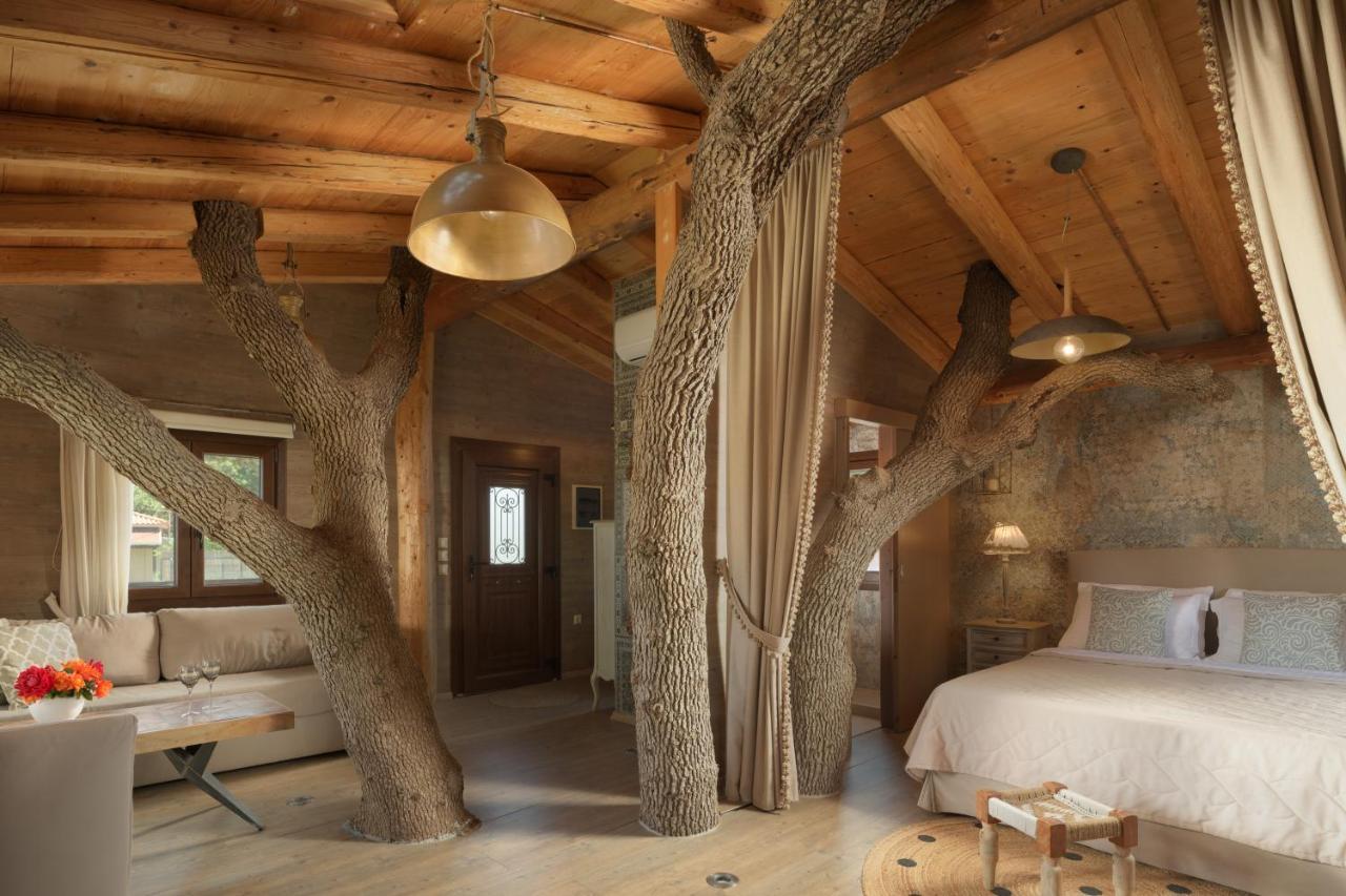Stolidi Mou Treehouse Villa Atsipopoulo ภายนอก รูปภาพ