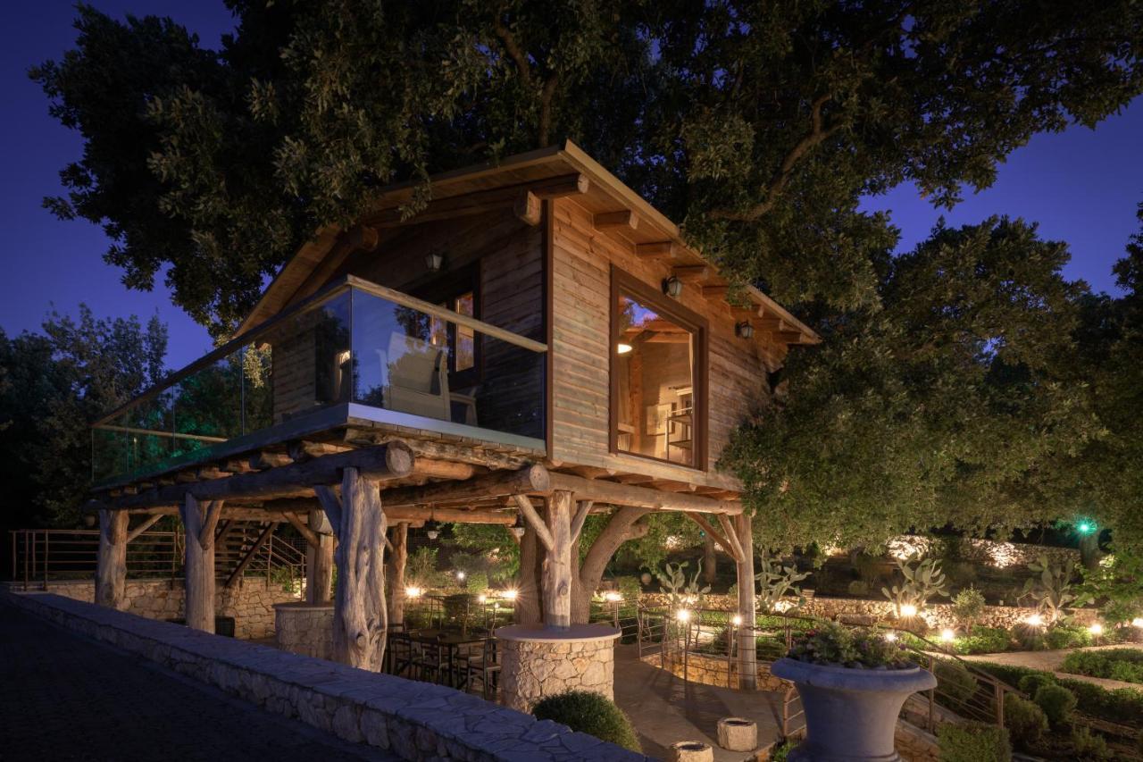 Stolidi Mou Treehouse Villa Atsipopoulo ภายนอก รูปภาพ